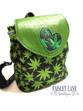 Load image into Gallery viewer, Leafy Green Backpack

