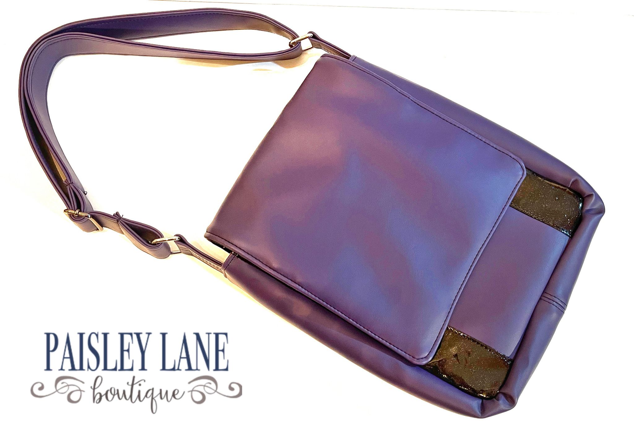 Purple Textured Envelope Style Sparkle Glitter Embellished Evening Clutch  Bag - Etsy