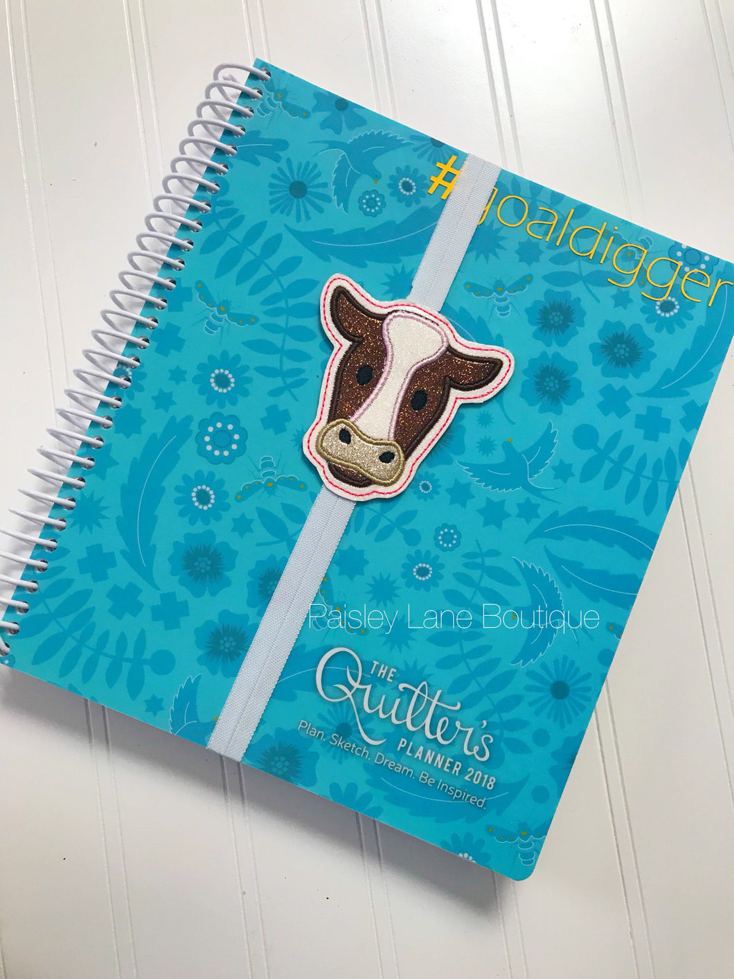 Glitter Cow Planner Band