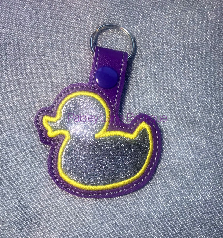 Grey Duck Keychain