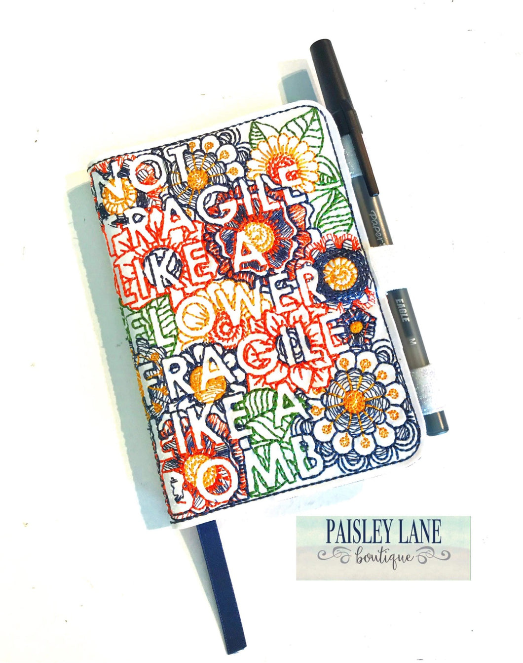 Fragile like a Bomb Mini Composition Notebook Holder